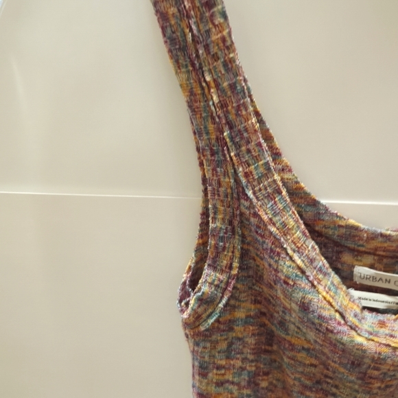 NWT Urban Outfitters Tank Top Cropped Mingle Multi Colors Sz XS - LAST ONE! - Picture 3 of 10
